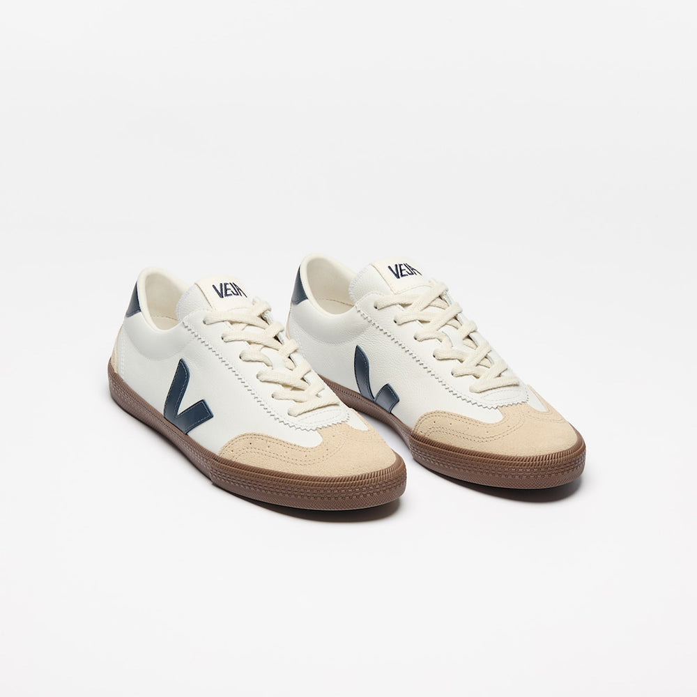 VOLLEY LEATHER WHITE NAUTICO BARK — 2