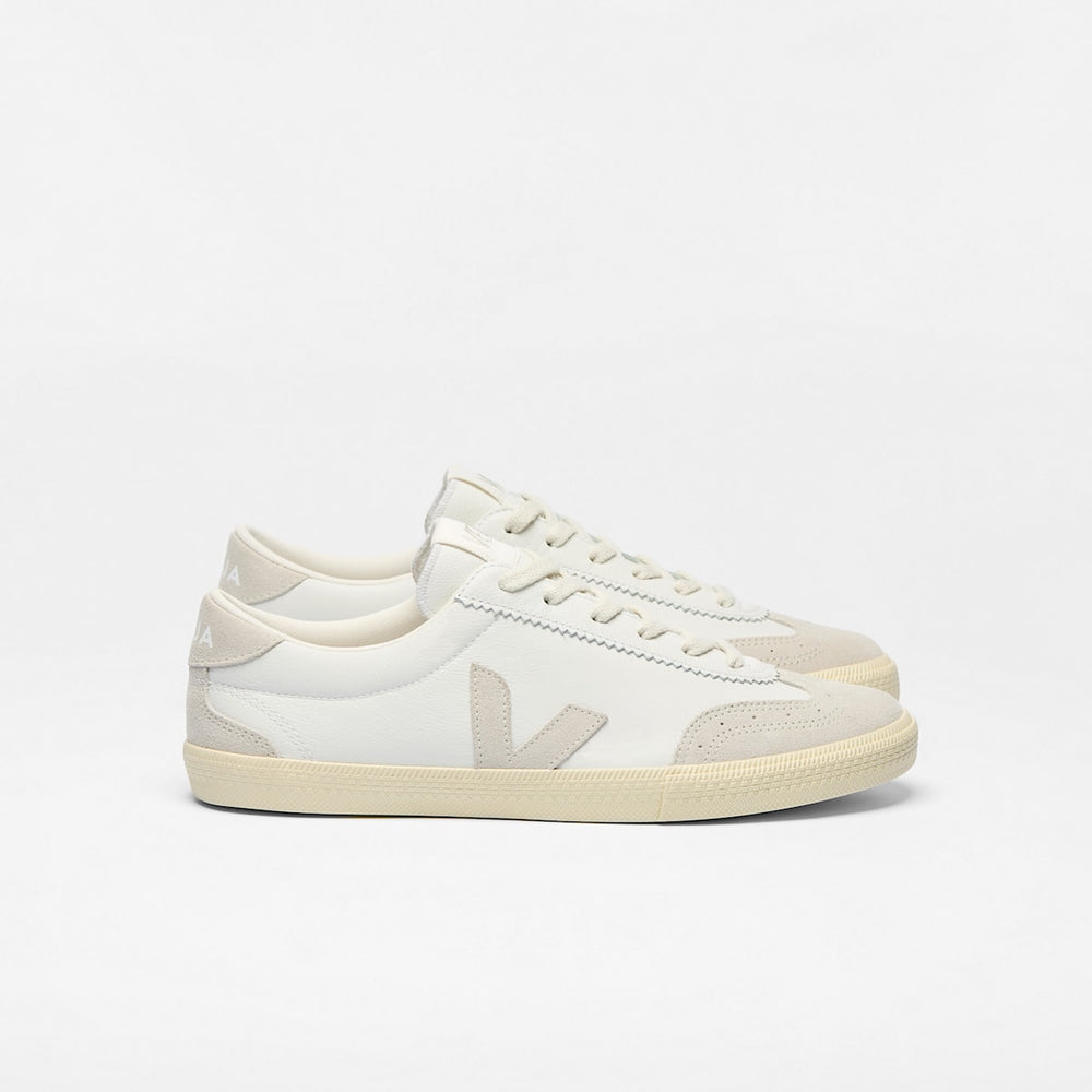 VOLLEY LEATHER WHITE NATURAL — 1