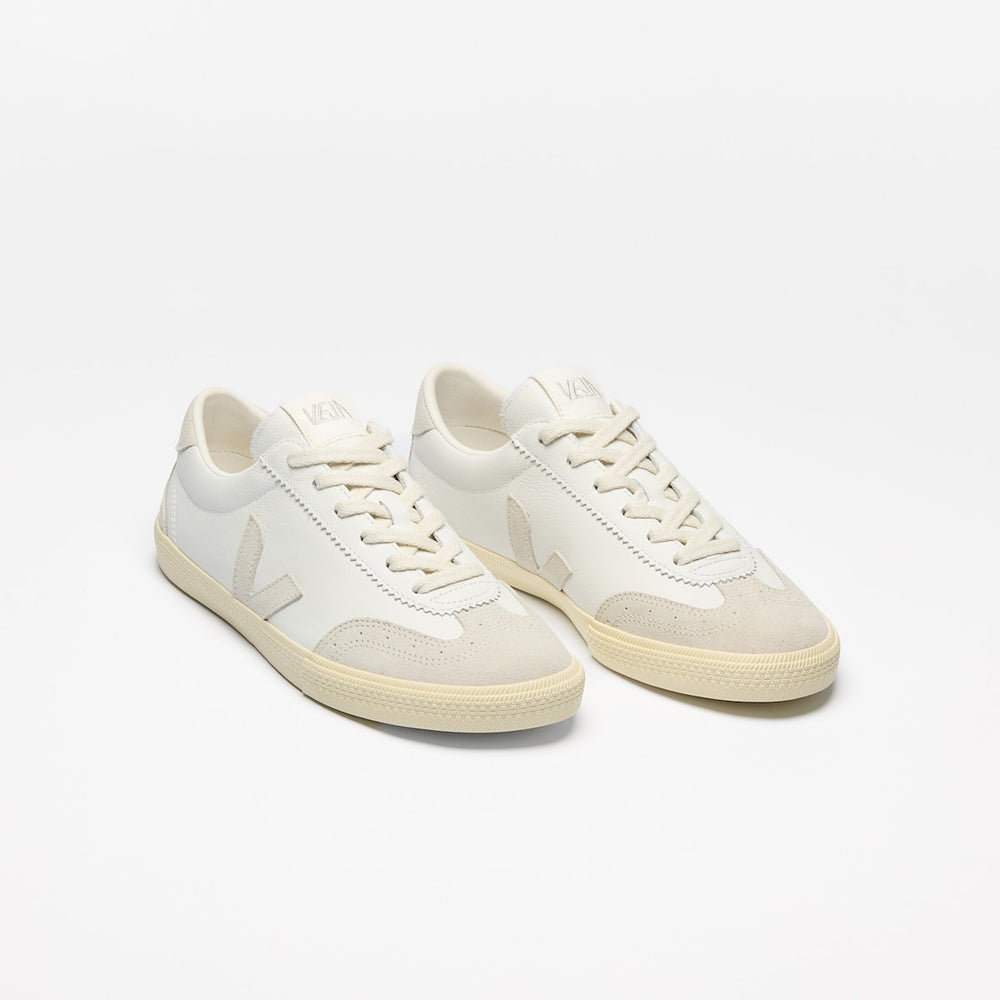 VOLLEY LEATHER WHITE NATURAL — 2