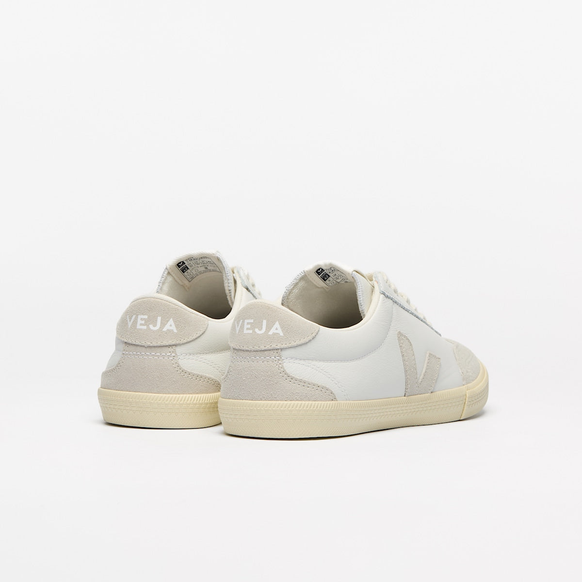 VOLLEY LEATHER WHITE NATURAL — 3