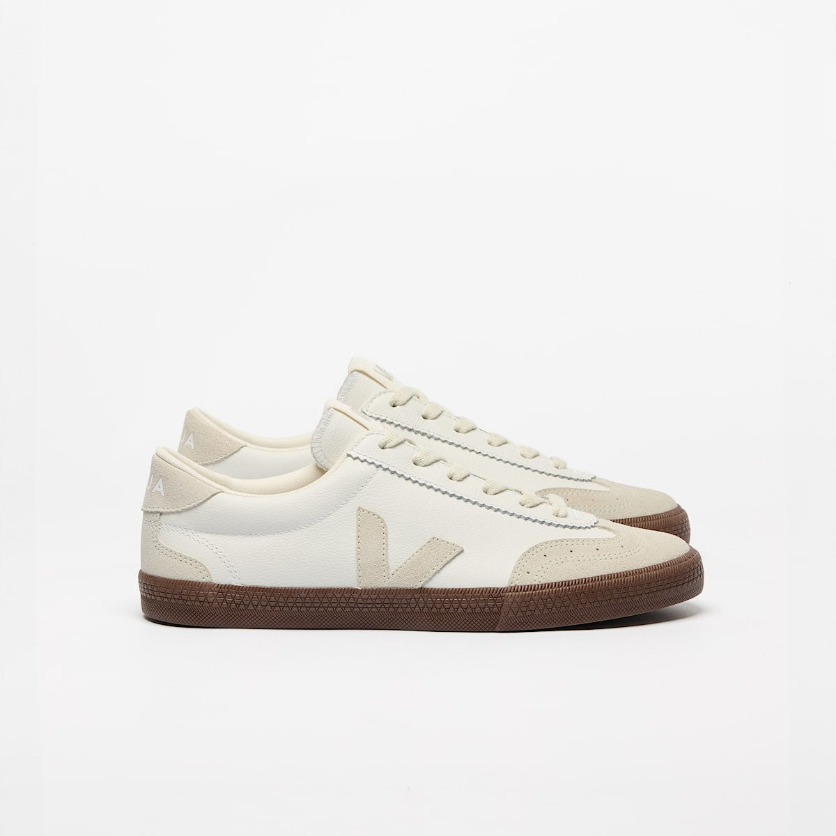 VOLLEY LEATHER WHITE NATURAL BARK — 1