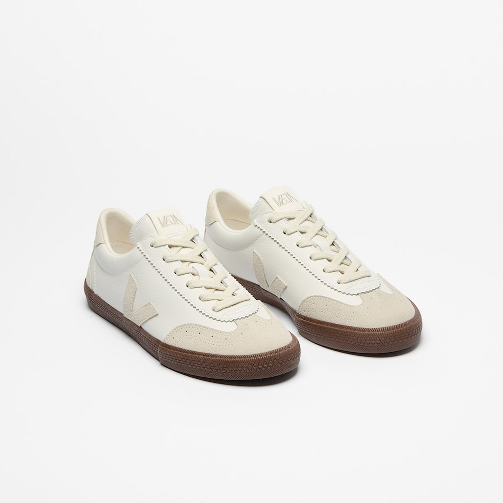 VOLLEY LEATHER WHITE NATURAL BARK — 2