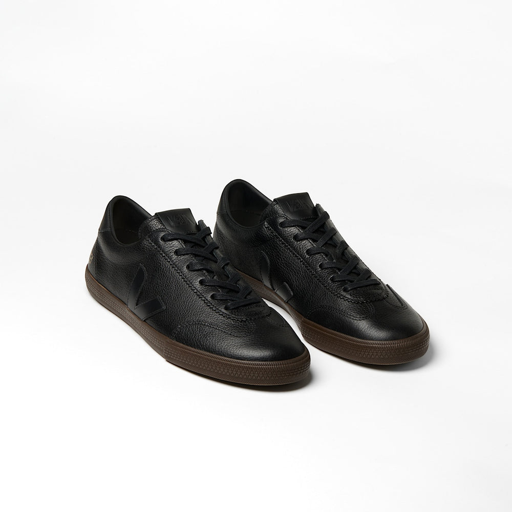 VOLLEY SIGNATURE GRAINED OILED LEATHER BLACK EAGLE — 2