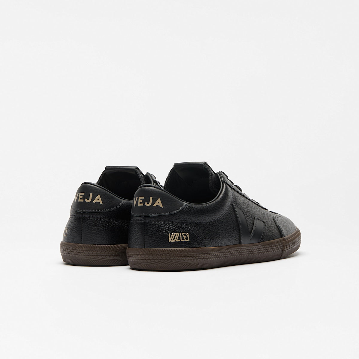 VOLLEY SIGNATURE GRAINED OILED LEATHER BLACK EAGLE — 3