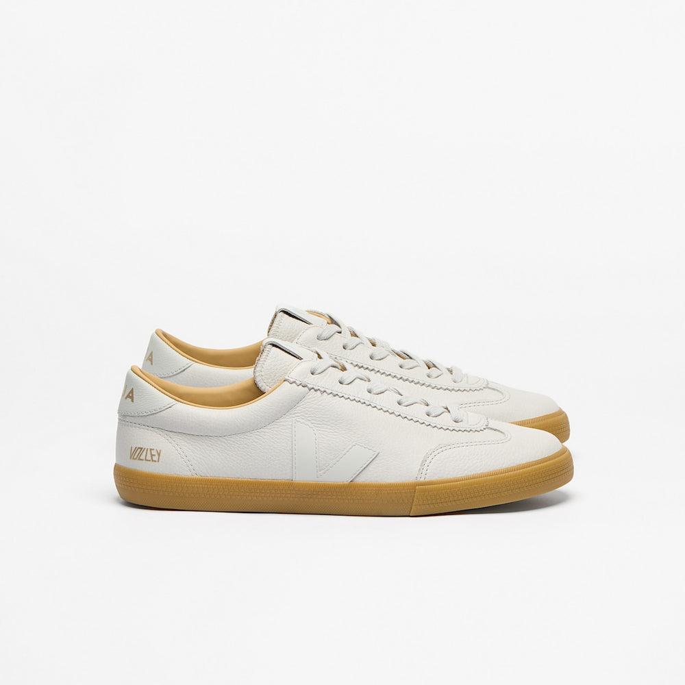 VOLLEY SIGNATURE GRAINED OILED LEATHER PEARL — 1