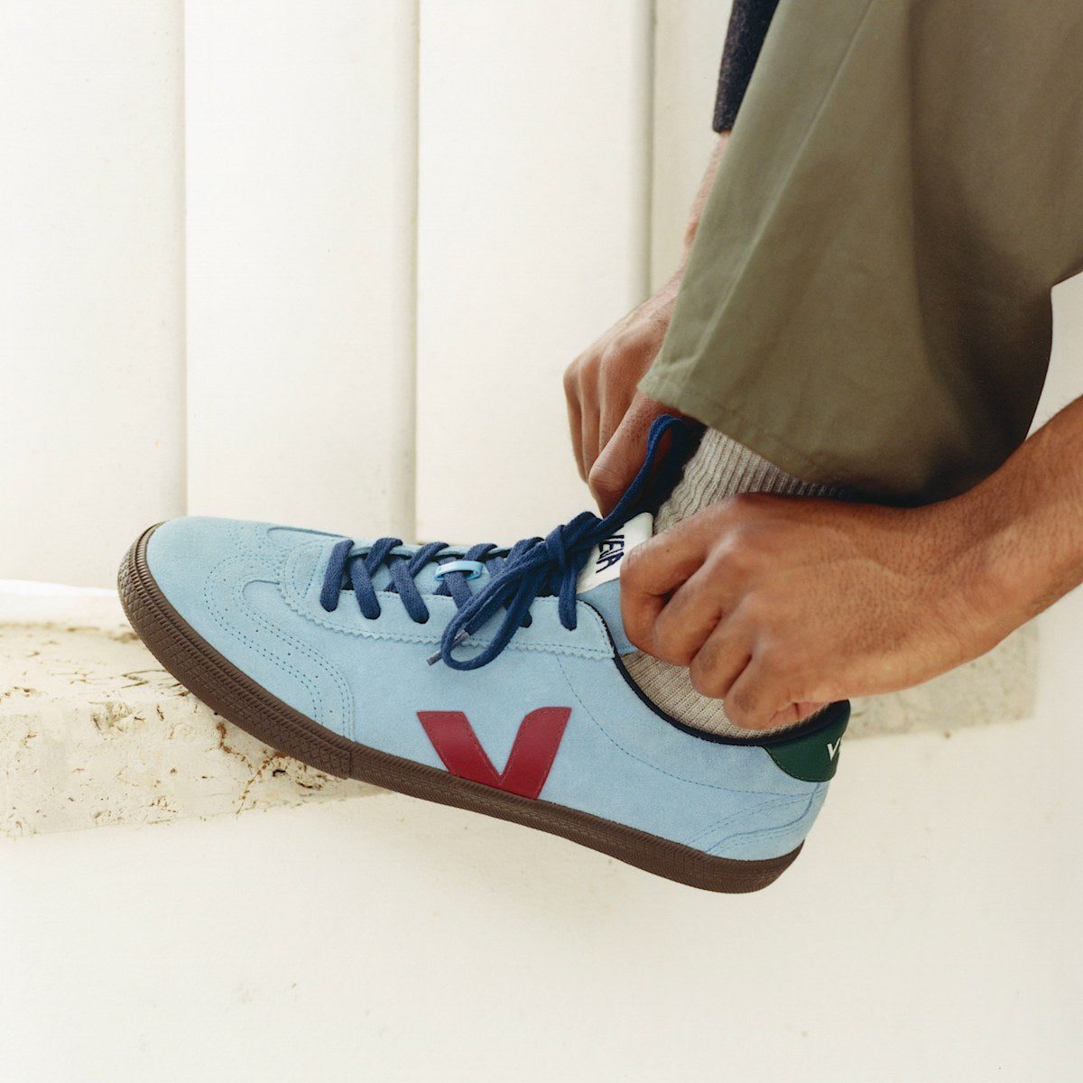 VOLLEY SUEDE AQUA MARSALA EAGLE — 4
