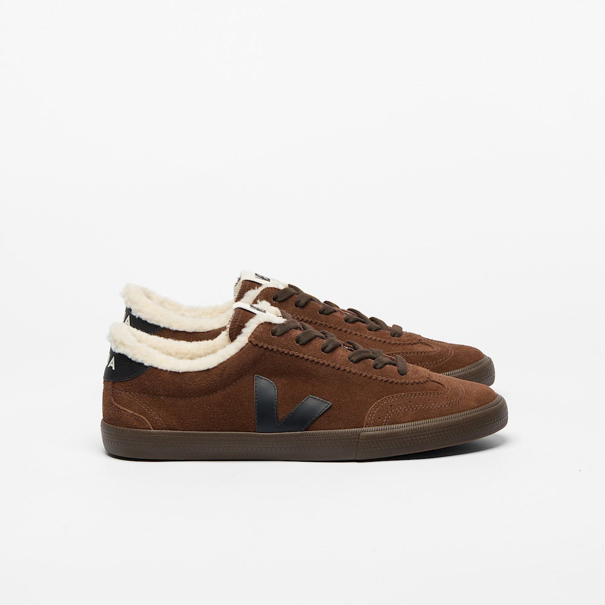 VOLLEY FURED SUEDE WALNUT BLACK EAGLE — 1