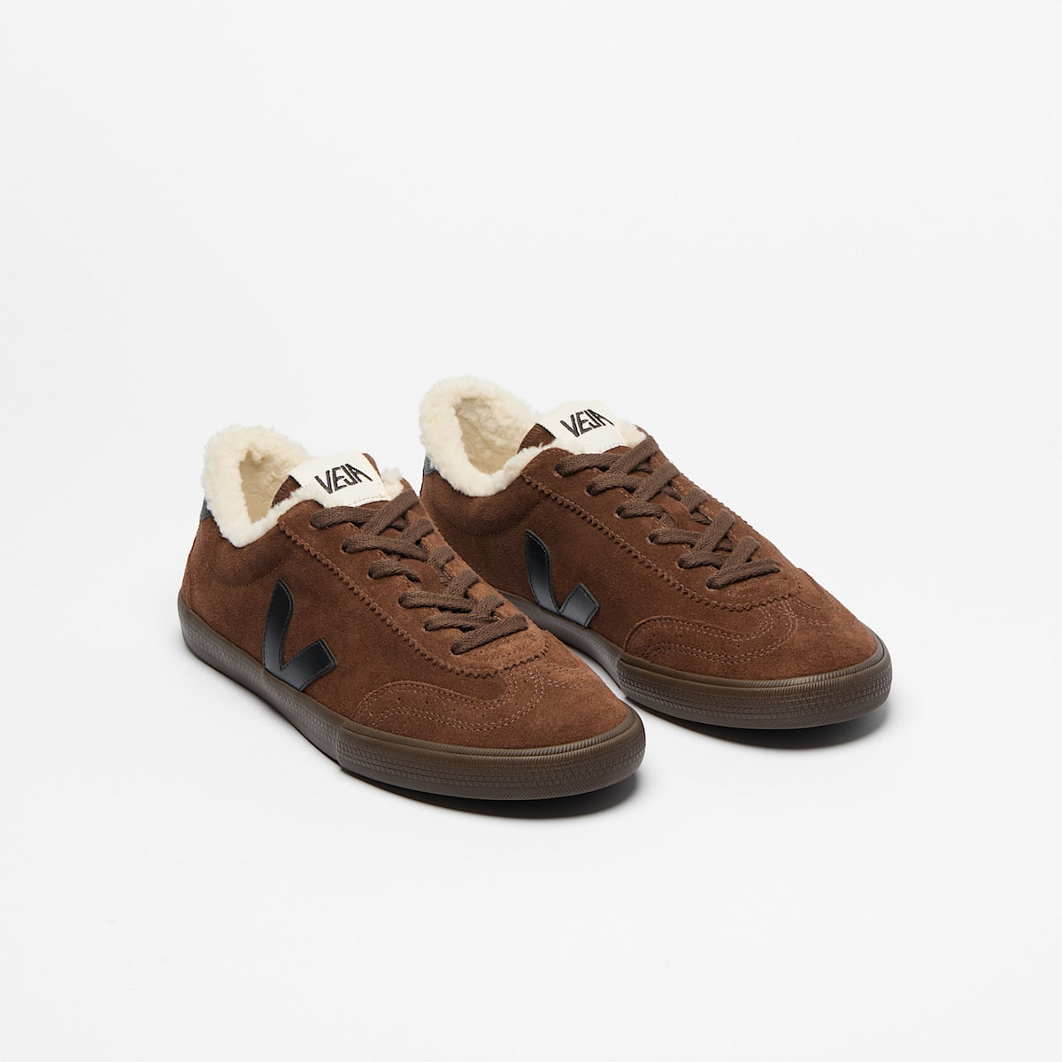 VOLLEY FURED SUEDE WALNUT BLACK EAGLE — 2
