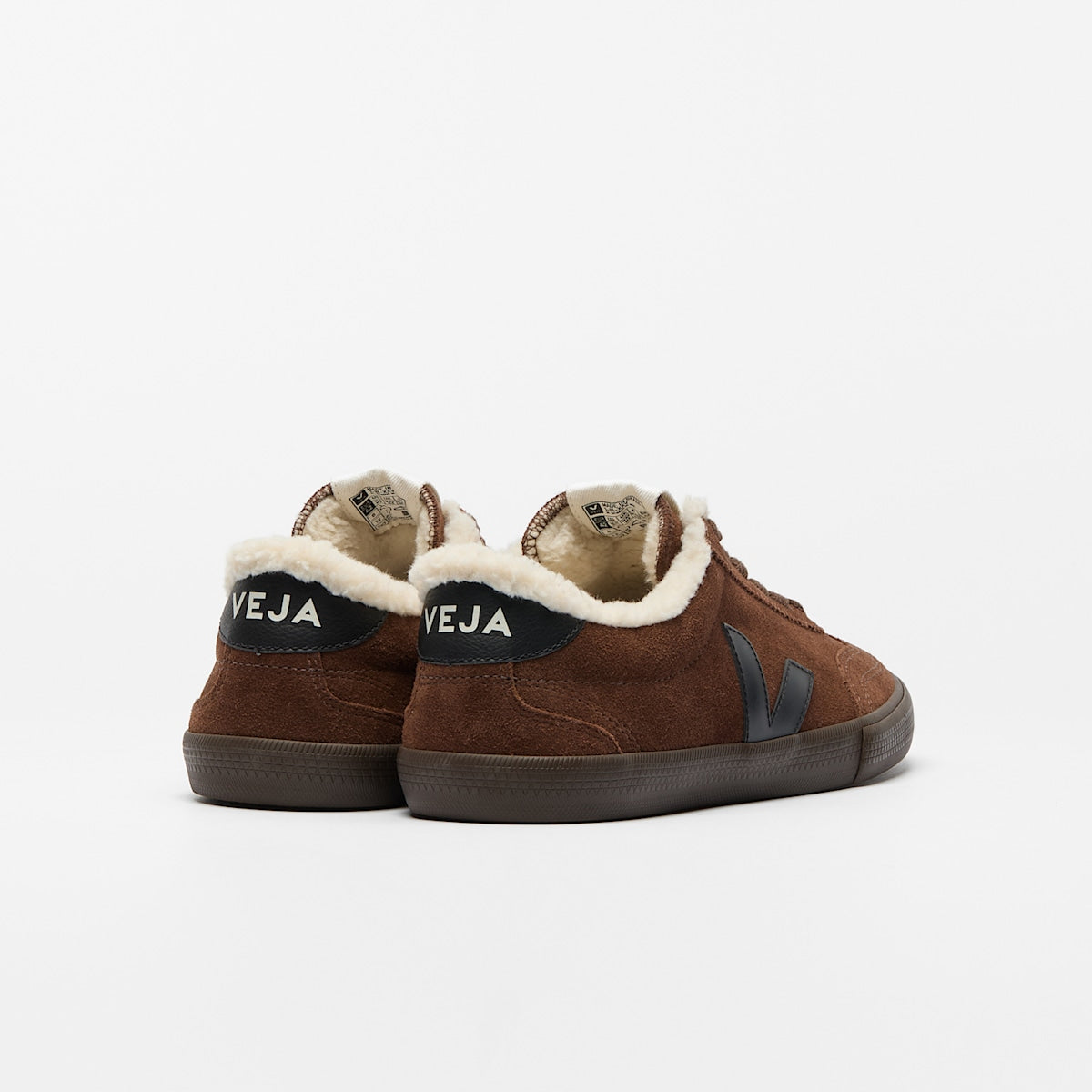 VOLLEY FURED SUEDE WALNUT BLACK EAGLE — 3