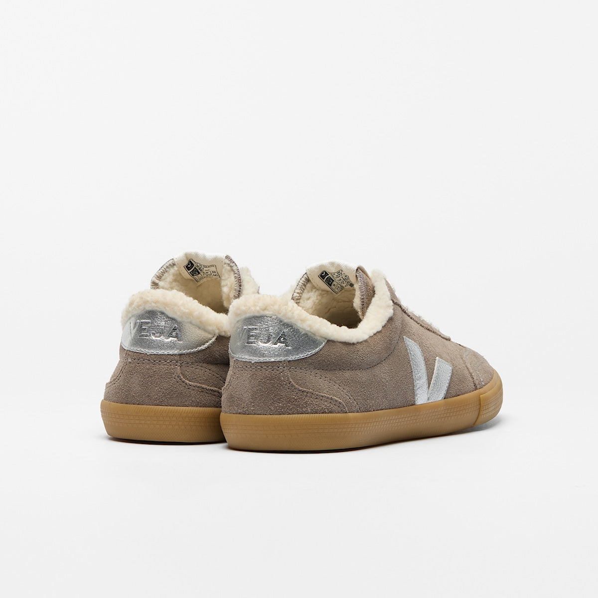 VOLLEY FURED SUEDE MOONROCK SILVER — 3