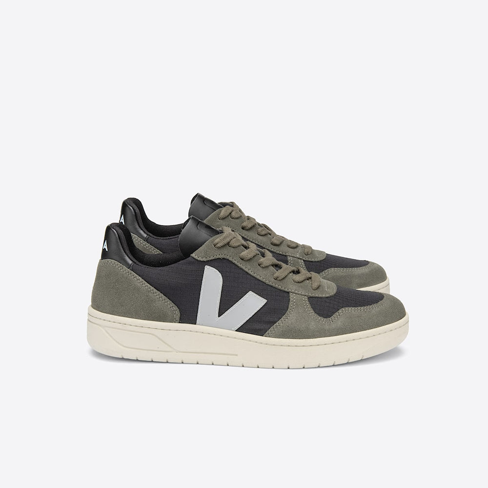 V-10 RIPSTOP BLACK OXFORD GREY MUD — 1