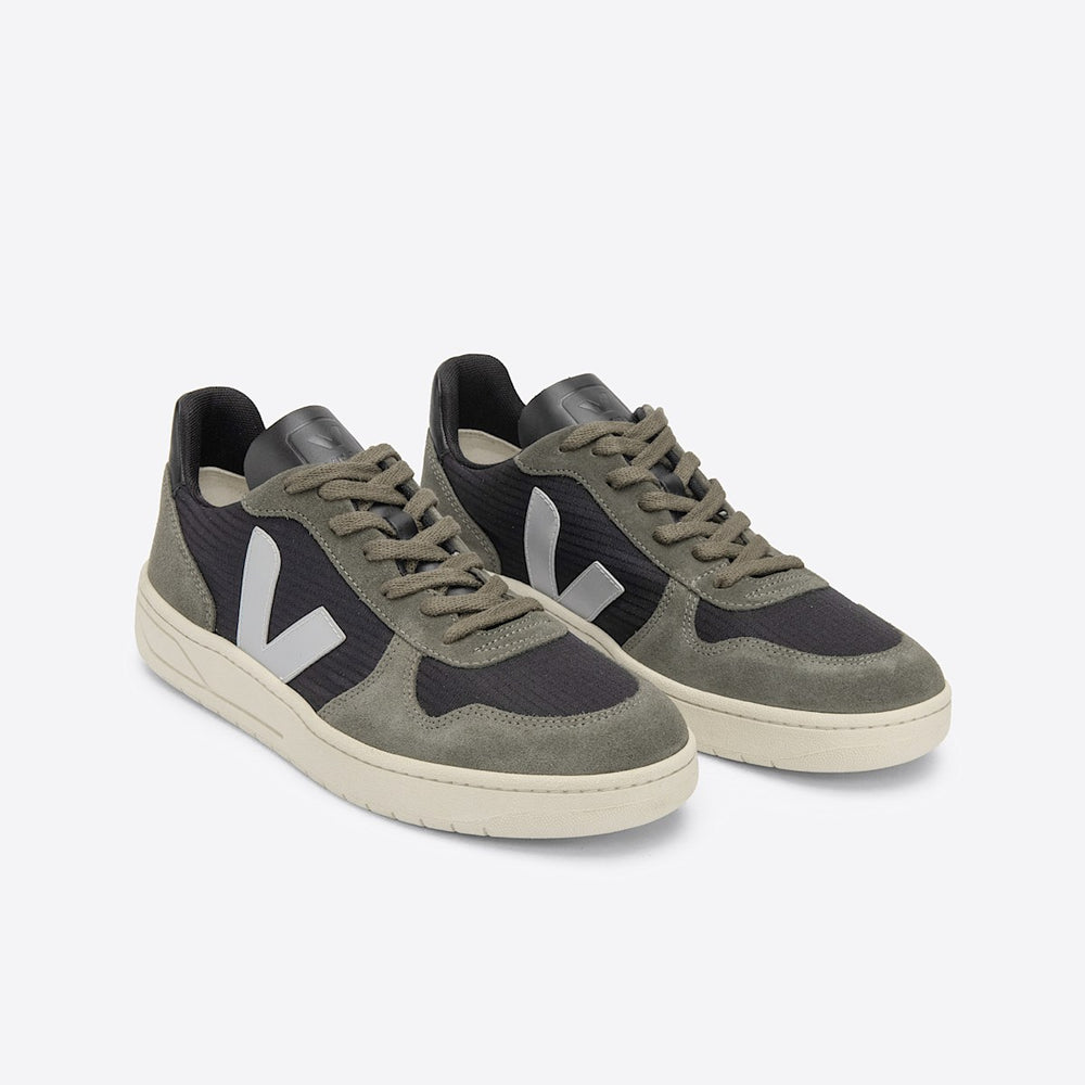 V-10 RIPSTOP BLACK OXFORD GREY MUD — 2