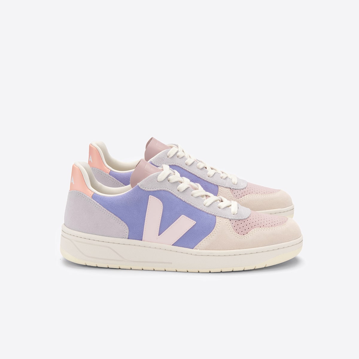V-10 SUEDE MULTICO LAVANDE — 1
