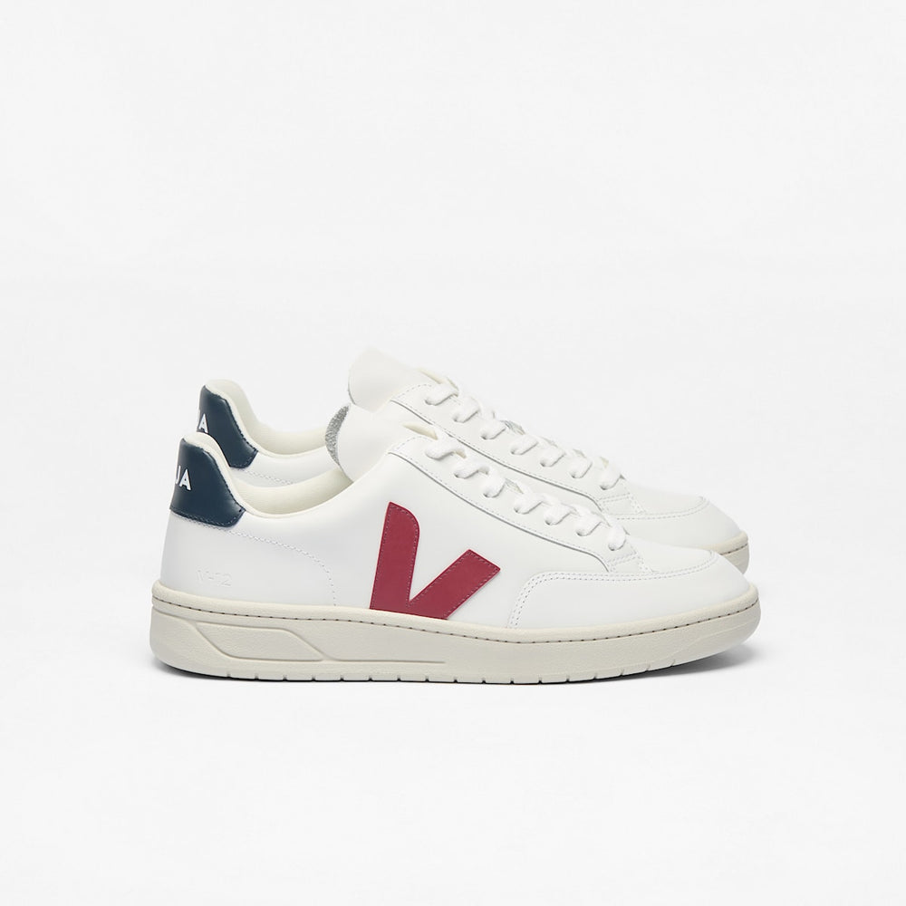 V-12 LEATHER WHITE MARSALA NAUTICO — 1