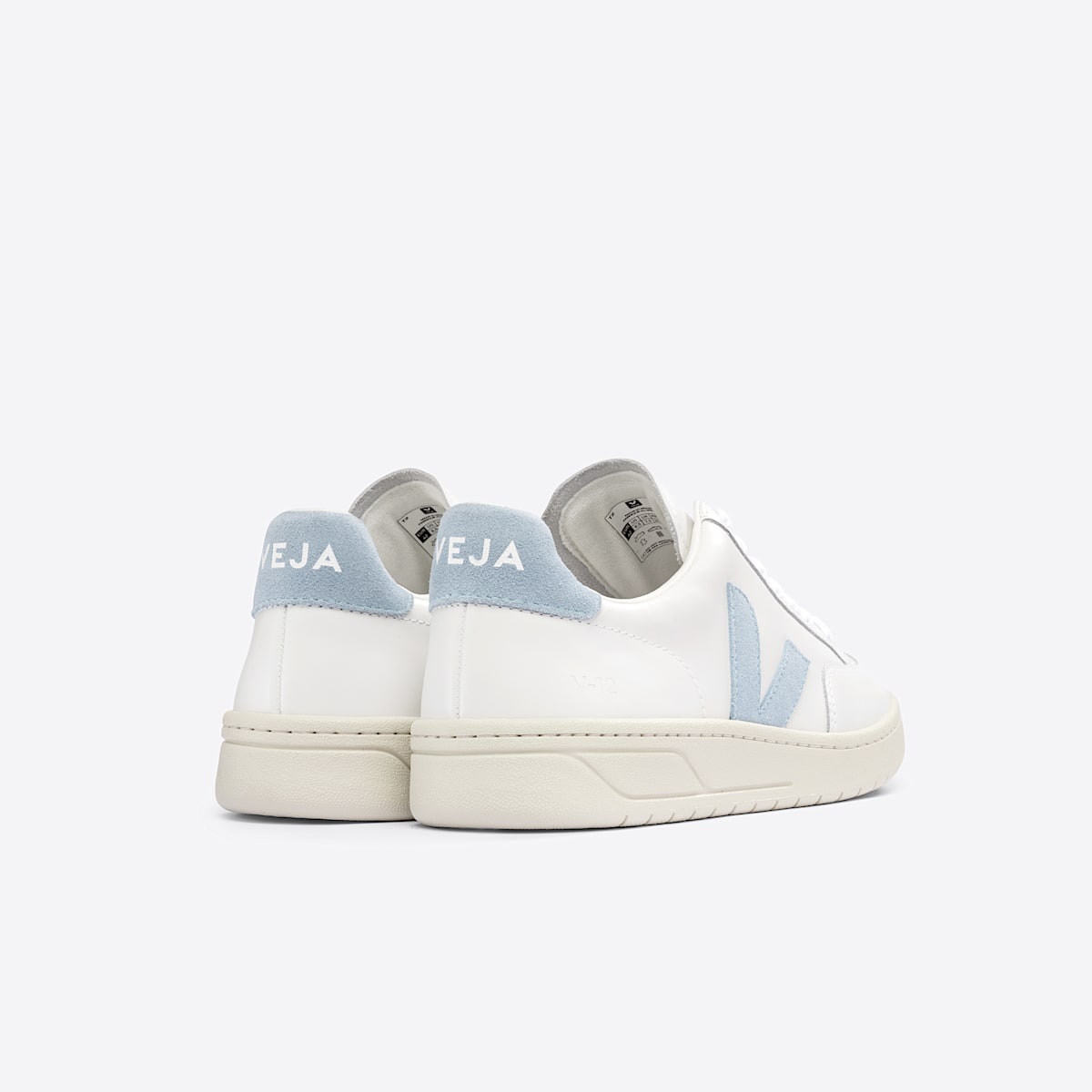 V-12 LEATHER WHITE STEEL — 3