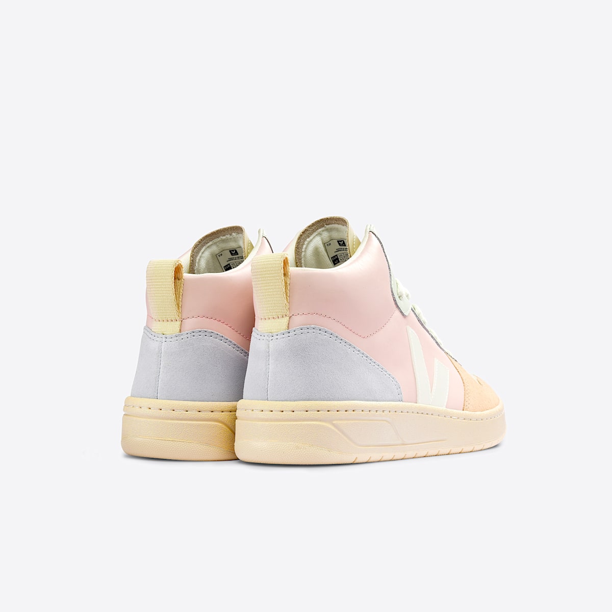 V-15 LEATHER PETALE WHITE MULTICO — 3