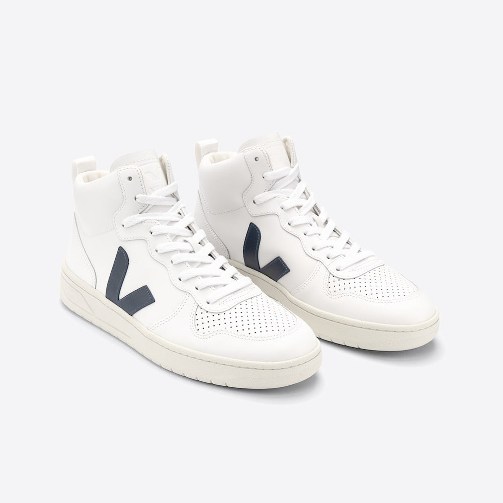 V-15 LEATHER WHITE NAUTICO — 2
