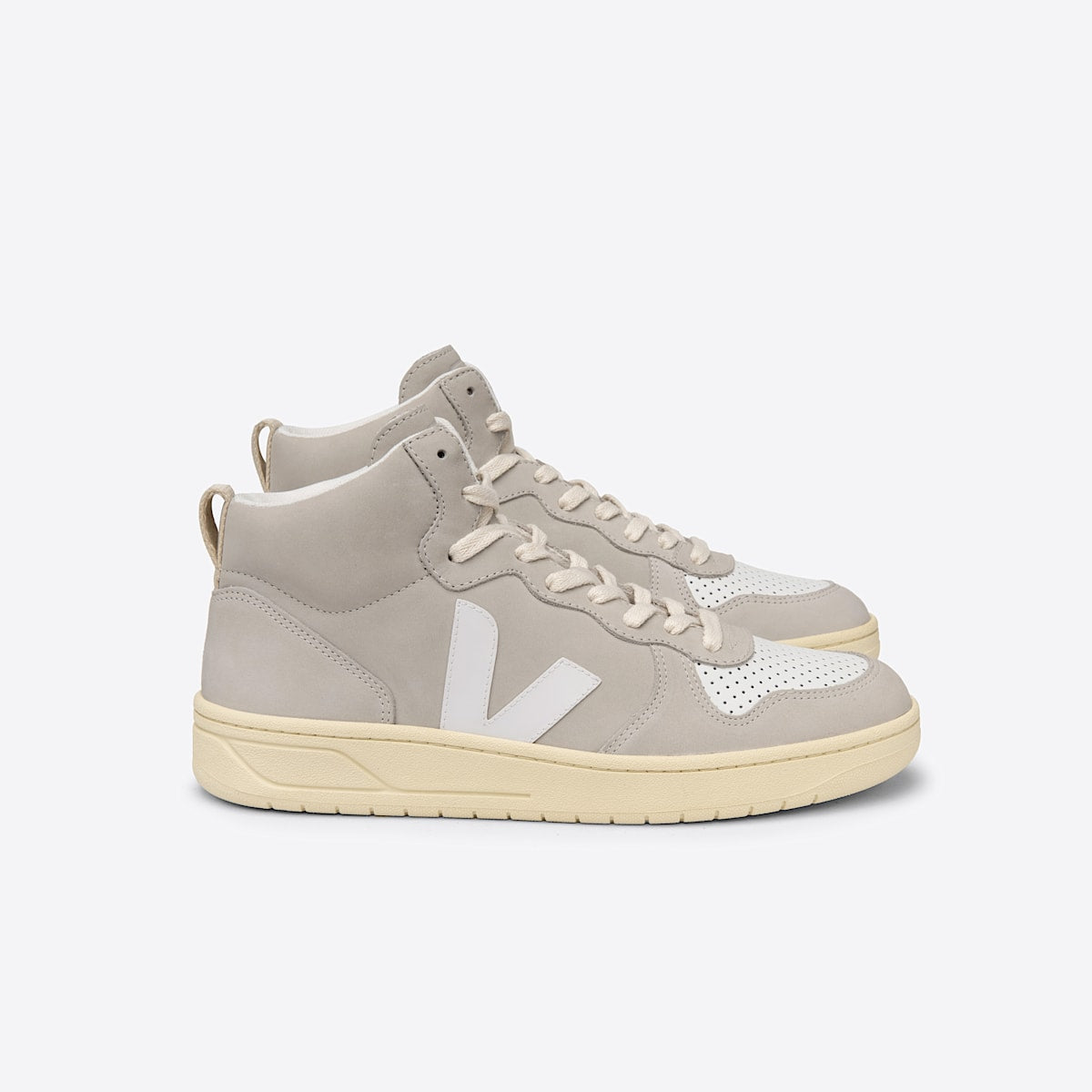 V-15 NUBUCK NATURAL WHITE — 1