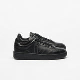 V-90 GRAINED OILED LEATHER FULL BLACK — 1